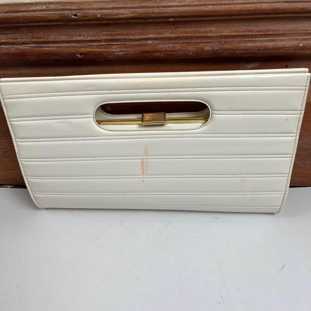 Vintage White Evening Clutch